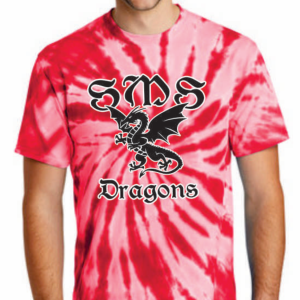 Strongsville Dragons Tie Die Tee