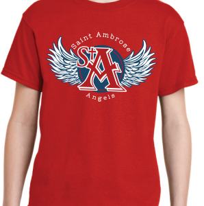 St. Ambrose Spirit Wear Wings Tee