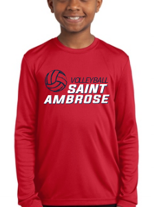 St. Ambrose Volleyball Long Sleeve Tee