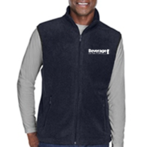 Beverage Fleece Zip Up Vest M985
