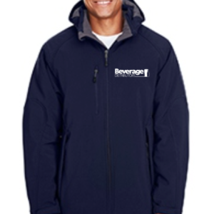 Beverage Distributors Three Layer Fleece Soft Shell Jacket W/ Detachable Hood 88159