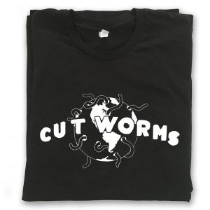 Cut Worms Black Tee