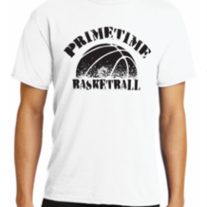 Prime Time Basketball White Tee