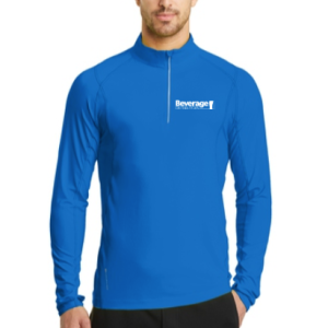Beverage Mens 1/4 Zip Pullover