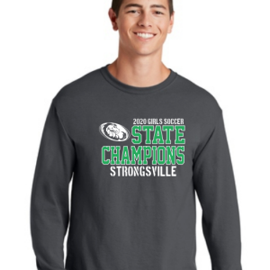 Strongsville Soccer Banners Crew Neck Sweatshirt